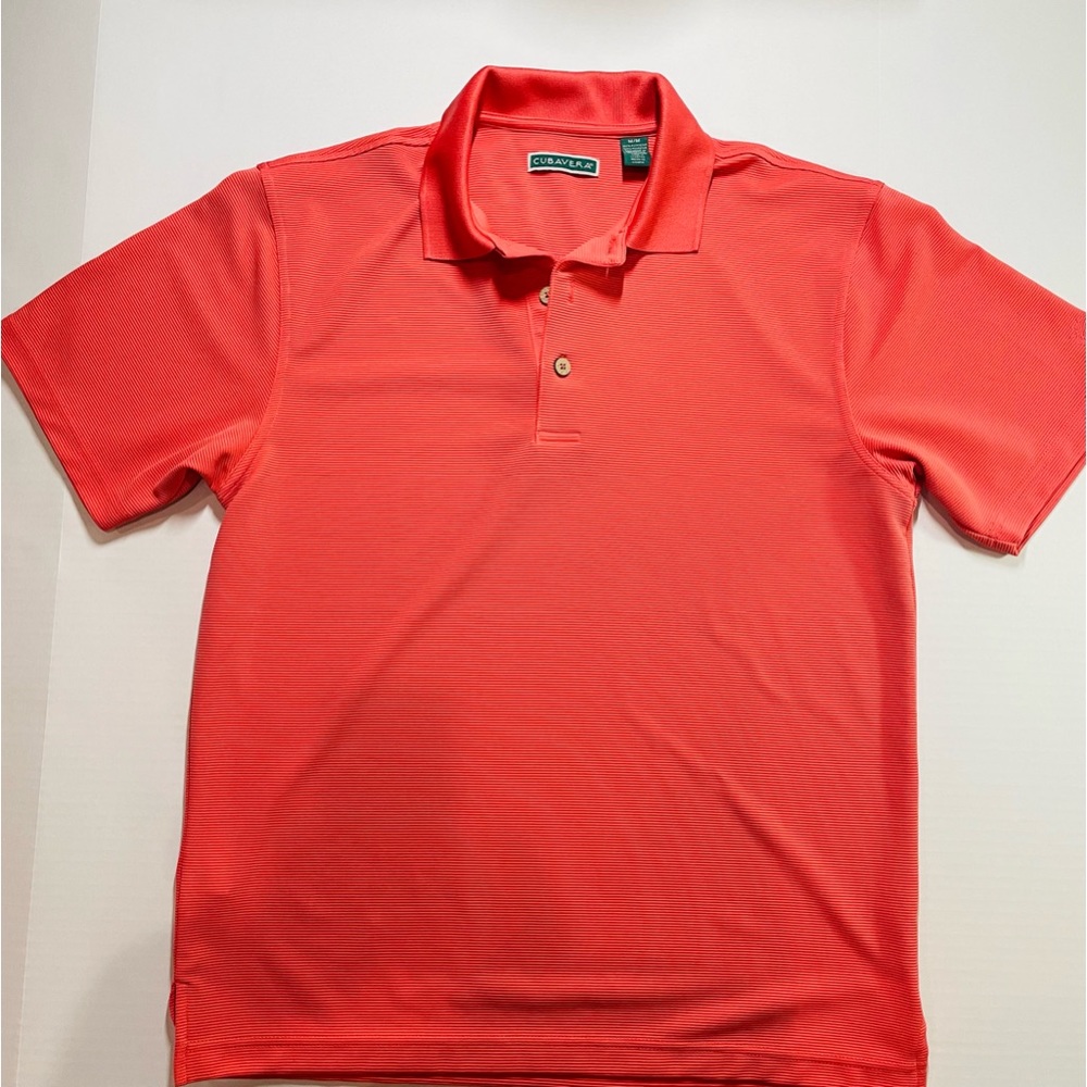 Cubavera polo shirt medium Salmon/orange Color